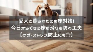 愛犬と暮らすための床対策！今日からできる床の滑りを防ぐ工夫【ケガ・ストレス防止にも◎】
