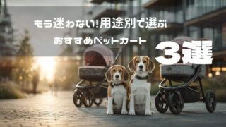 もう迷わない!用途別で選ぶおすすめペットカート3選